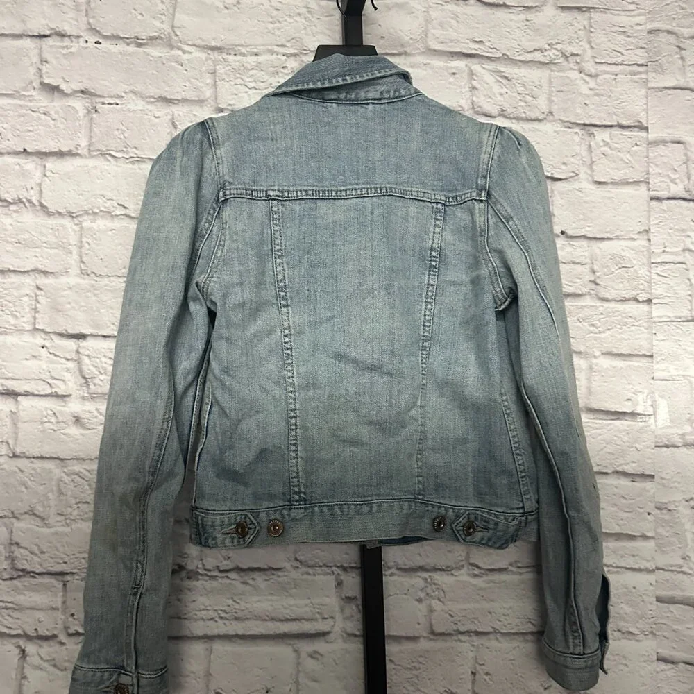 Pistola puff shoulder denim jacket - Picture 4 of 4